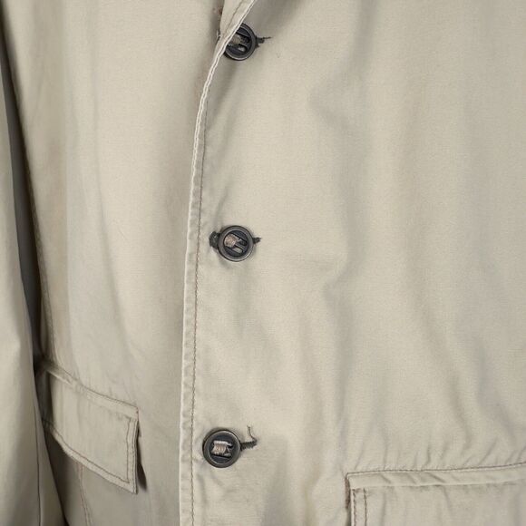 Plugg Jacket Womens XL Khaki Front Pocket Military Style‎ Utility Lightweight - Picture 8 of 11
